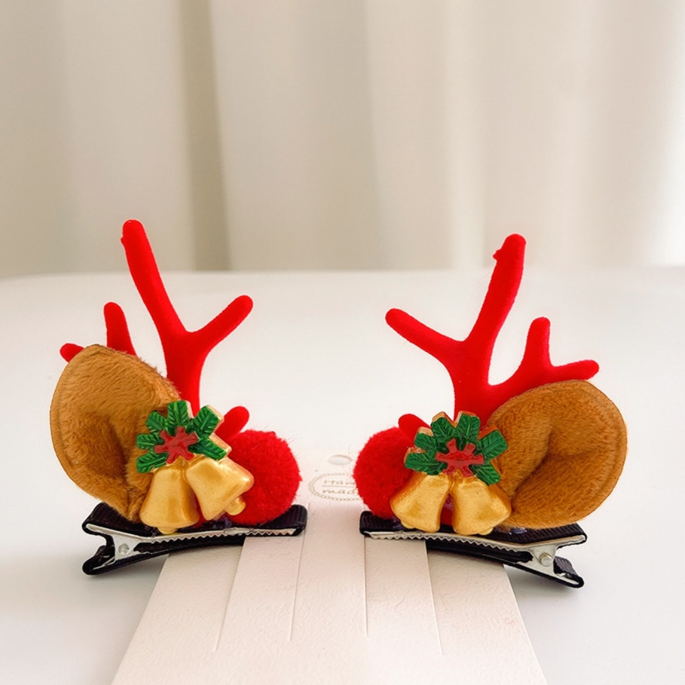 Christmas hair clip on the head hair clip headdress Christmas hair accessories f